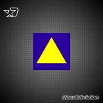 Warning Triangle for Towing Set Warning Triangle for Towing Set